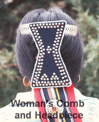 Associated image for entry 'Delaware comb (decorative comb worn on back of head by Delaware women)'